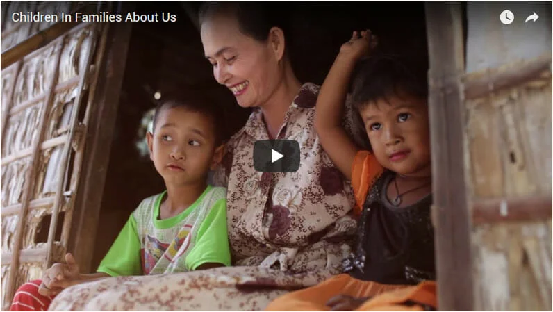 A Cambodian foster family